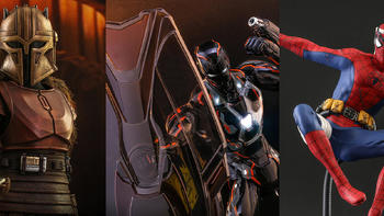 HotToys公布3款限定版人偶，霓虹钢铁侠、机械蜘蛛侠与曼达洛铁匠，将于ChinaJoy会场首发