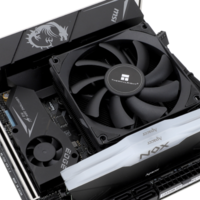 利民发布AXP90-X36 BLACK“小黑”，超薄下压式，采用逆重力热管