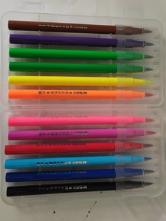 毛笔触感的彩笔——晨光软头水彩笔！