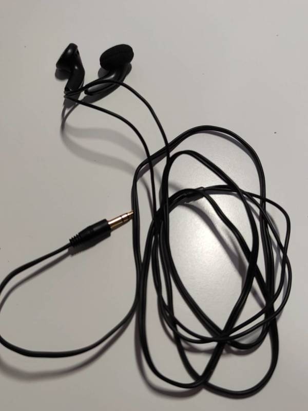 nicehckmx500无麦版平头塞有线动圈耳机黑色