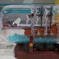 老杨的玩具仓库 篇六十九：LEGO 乐高IDEAS系列 92177 复刻版 瓶中船 开箱评测