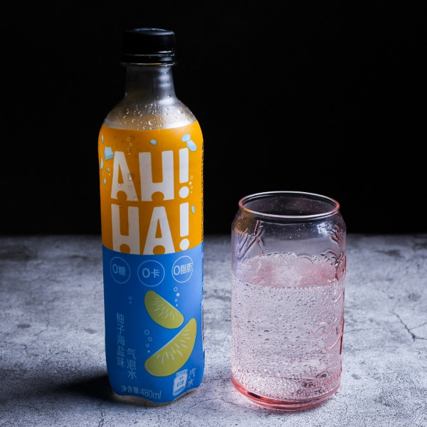可口可乐气泡水_coca-cola 可口可乐 小宇宙 ah—ha 0糖0卡0脂 柚子
