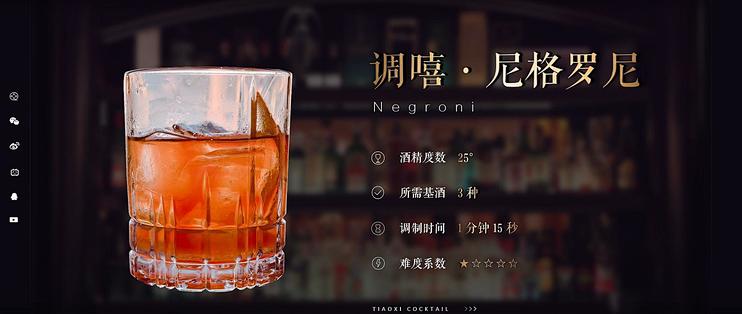 原创 | 调嘻鸡尾酒 之「尼格罗尼」