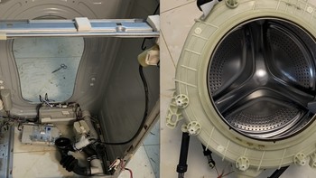 海尔水晶系列G80688BDX14X滚筒洗衣机拆洗记录