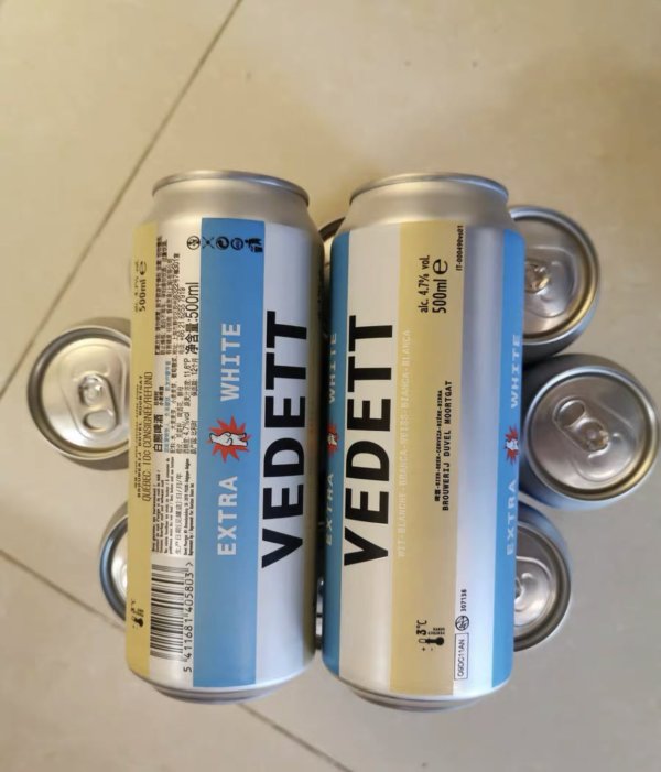 6月27到期白熊精酿啤酒听装比利时进口精酿铝罐熟啤酒500ml6听
