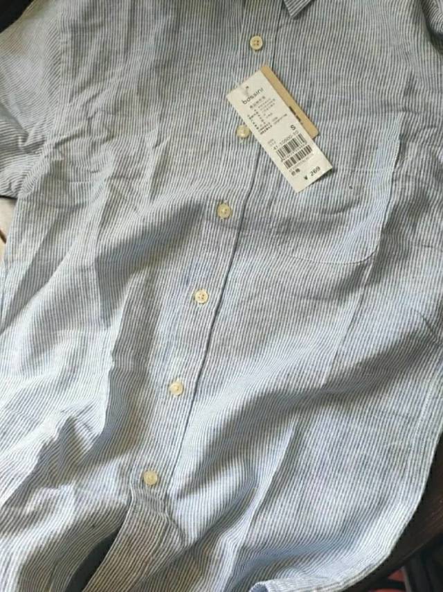 唯品会小神价堡狮龙棉麻衬衫