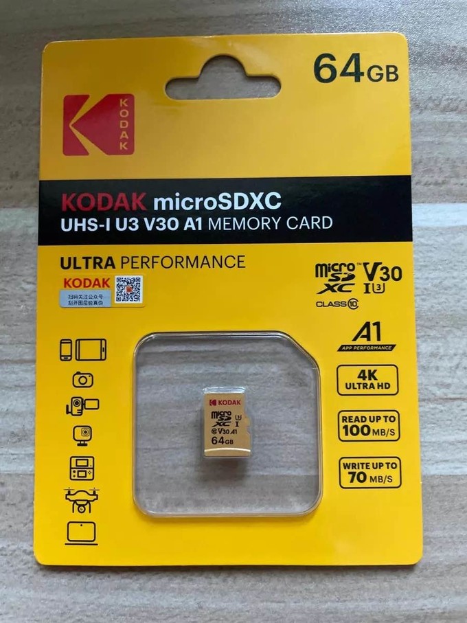 柯达microSD存储卡