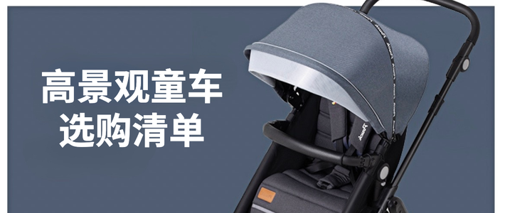  高景观婴儿车利与弊｜6款热门车型推荐