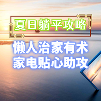 夏季躺平攻略：一用就上瘾，盘点夏日居家必备的“懒人家电”