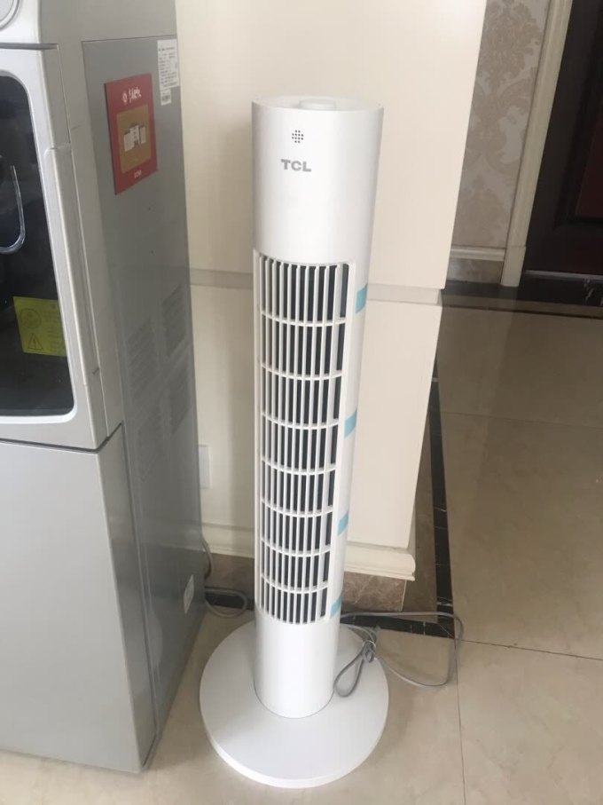 tcl塔扇怎么样 风力较大,可摆头可固定风向,安._什么值得买