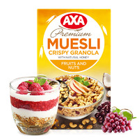 瑞典（AXA）进口水果麦片即食早餐冲饮谷物水果坚果什锦燕麦片250g