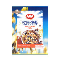 AXA瑞典AXA45%水果坚果即食谷物700g进口水果坚果燕麦片