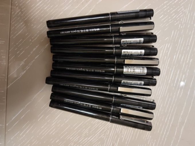 m&g 晨光 arp41801 黑色中性笔 0.