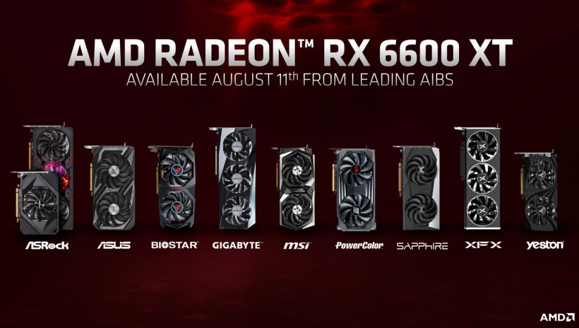 AMD RX 6600 XT发布：单风扇设计，性能较RTX 3060高15%