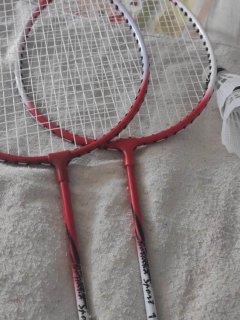 crossway克洛斯威羽毛球拍黑色两只装