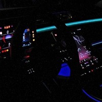 21款奔驰S450L改装主动式氛围灯，看，会跳舞的灯光