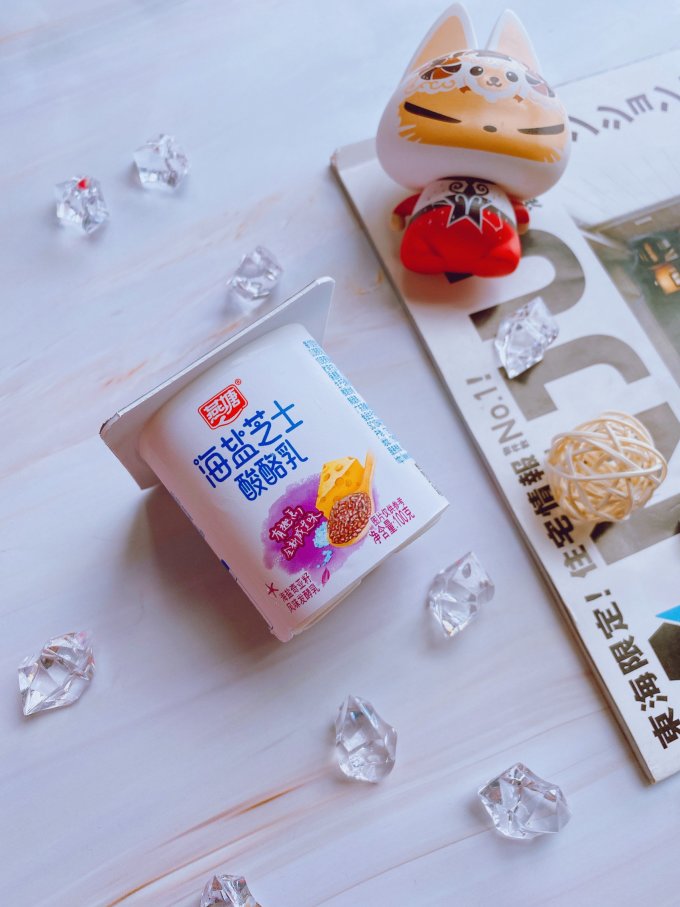 芝士味浓郁燕塘奇亚籽海盐芝士酸酪乳