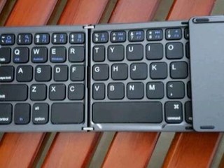超薄折叠无线蓝牙连接鼠标键盘套装