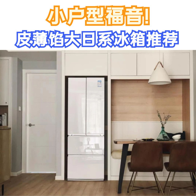小户型的福音！皮薄馅大日系冰箱推荐！东芝or松下or日立~