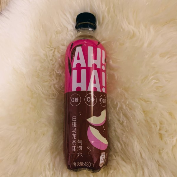 cocacola可口可乐小宇宙ahha0糖0卡0脂白桃乌龙茶味气泡水汽水饮料