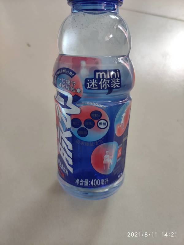 mizone脉动桃子口味400ml8瓶组