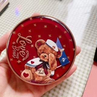 花知晓泰迪熊粉饼控油定妆持久遮瑕补妆防水汗蜜粉可替换多样组合复古红 01 自然偏白 报价价格评测怎么样 什么值得买