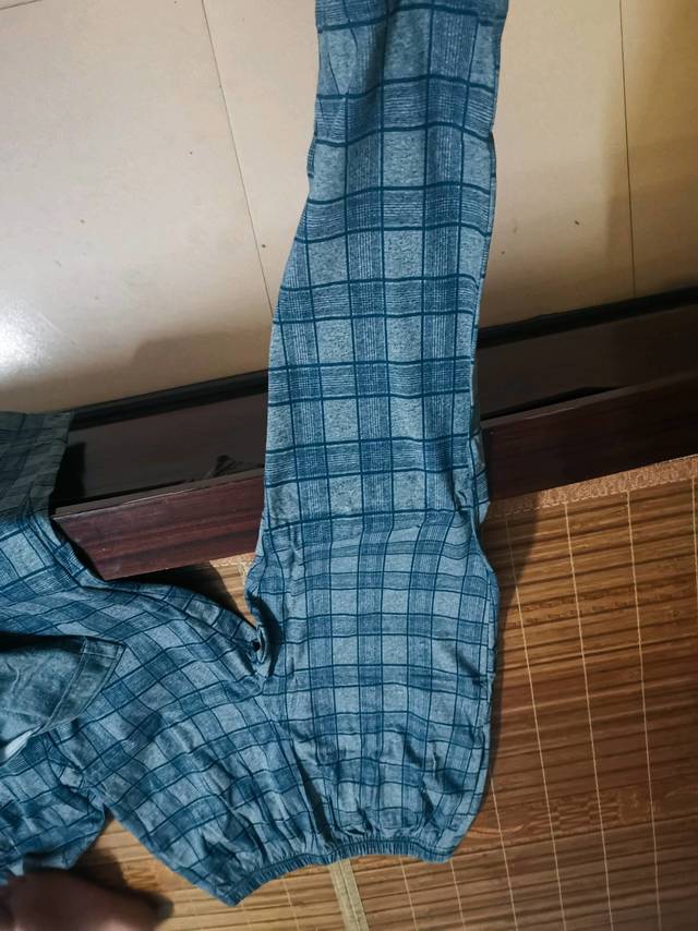 全棉材质，适合秋天的睡衣