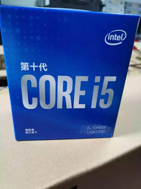 intel英特爾i510400f6核12線程盒裝cpu處理器