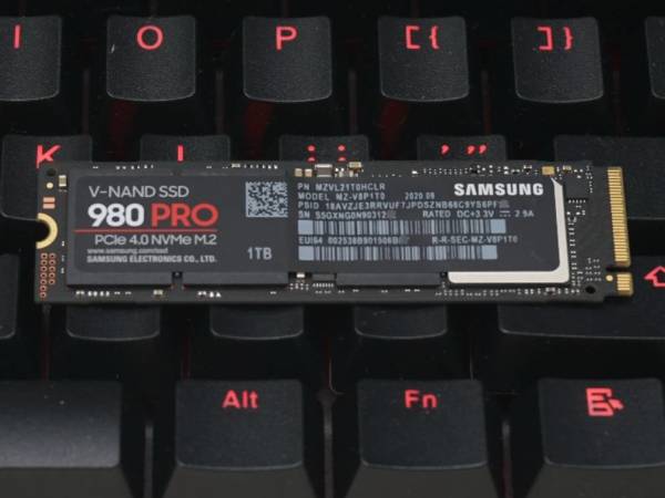 samsung三星980pronvmem2固态硬盘1tbpcie40