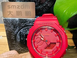 火红的手表，卡西欧农家橡树GA-2100