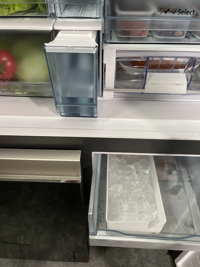 日立对开门冰箱