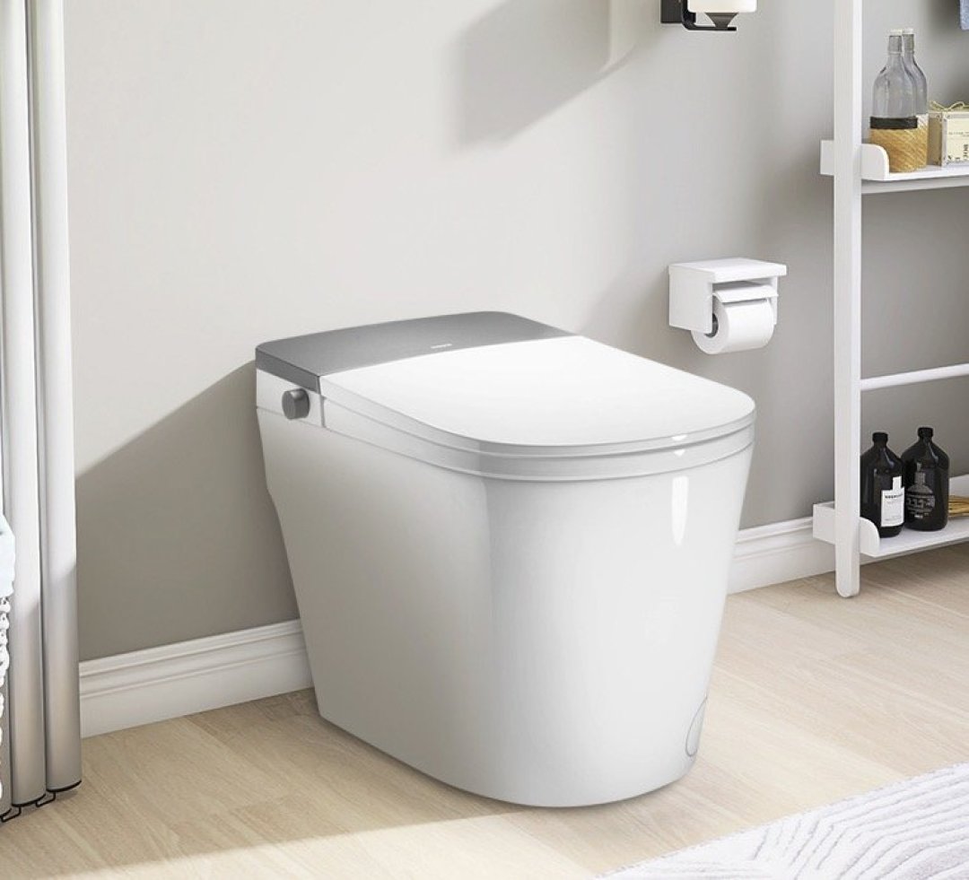 一体式坐便器,脚触翻盖,离座自动冲水到手价6999元起_智能马桶_什么