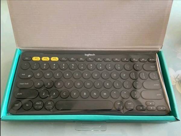 罗技无线键盘这颜值爱了