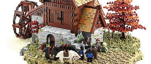 中世纪不止有城堡 欢迎欣赏这些漂亮的农家小屋 拼插积木 什么值得买