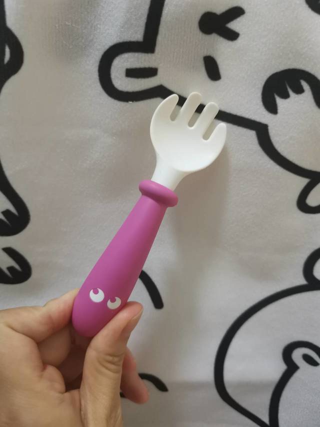 可爱的叉勺，材质很安全