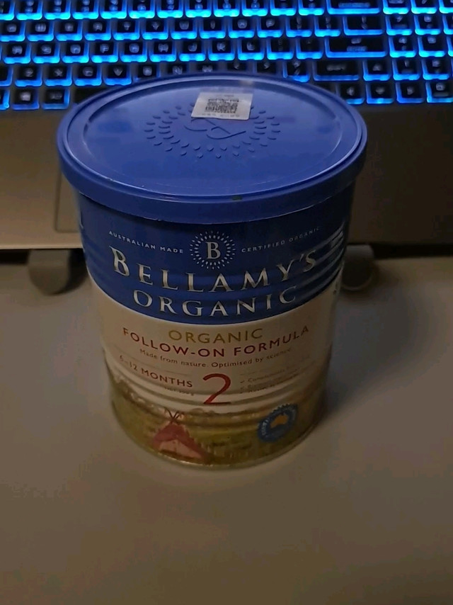 贝拉米2段有机婴儿配方奶粉