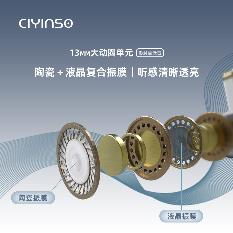晶莹如玉瓷，好看又好听：CIYINSO瓷音未来Mars耳机