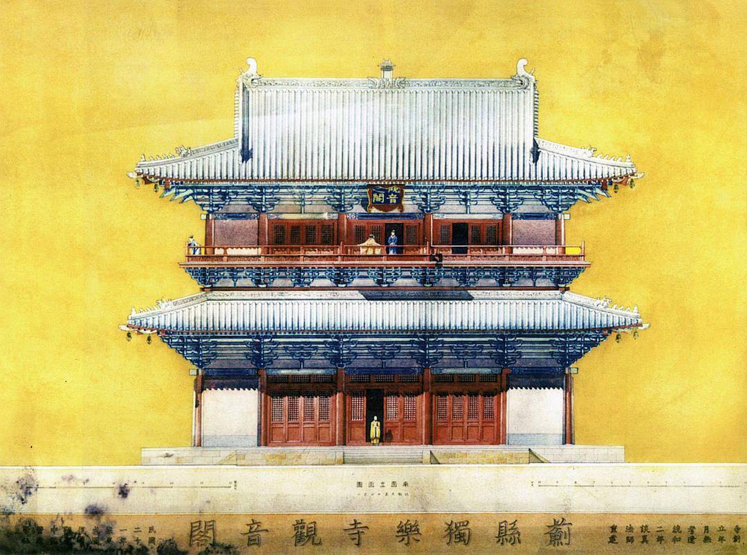 梁思成的手绘中国古建筑惊艳了世人