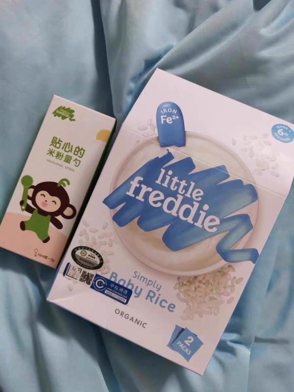 littlefreddie小皮有机高铁米粉奥地利版1段原味160g