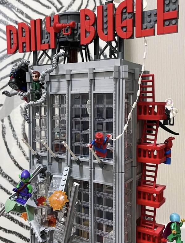 lego乐高漫威超级英雄系列76178号角日报大楼