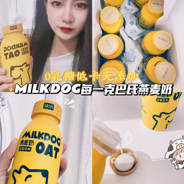 MILKDOG巴氏燕麦奶🌼|0乳糖低卡