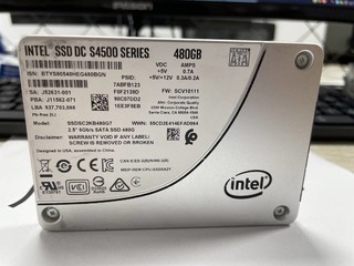 Intel S4500 SATA固态硬盘