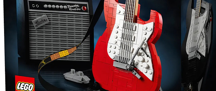 乐高正式发布21329 fender stratocaster吉他!有两种颜色!