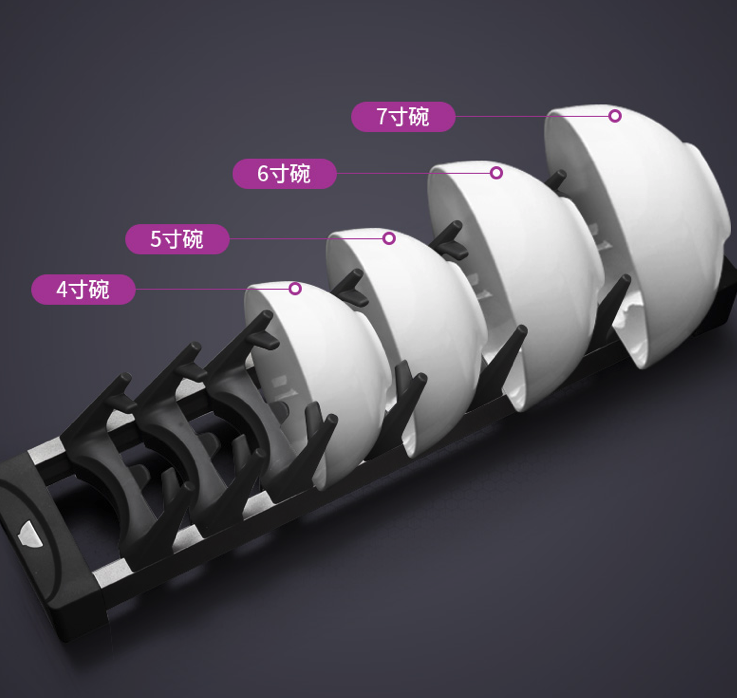 欧琳上新纳米易清洁黑钻拉篮，分层分区自由摆，碗碟锅具尽收其中