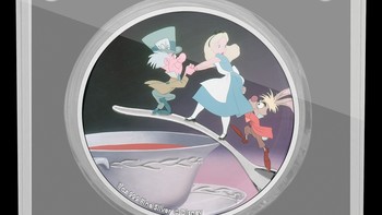 世界纪念币鉴赏 篇八十一：​迪士尼爱丽丝梦游仙境-疯帽子-2021纽埃银币
