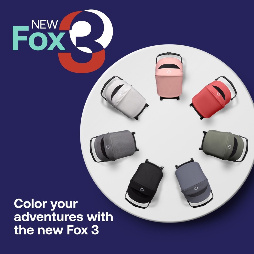 Bugaboo Fox3新品出炉：定制化配色，升级面料，六重避震