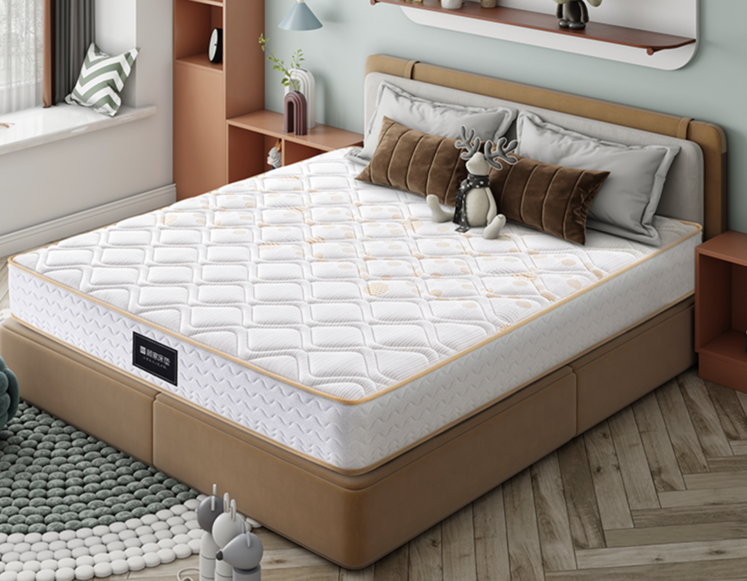 顾家静音复合床垫，瑞士防螨面料，高纯度乳胶，七区独立筒弹簧，打造健康深睡系统！