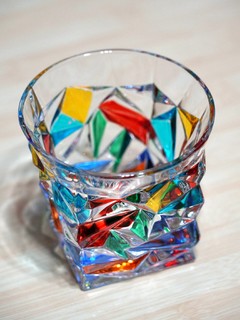 ZECCHIN 穆拉诺彩绘玻璃 威士忌杯