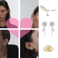 「风尚」耳环的5种时髦戴法，满满“甜酷”风，造型不单调