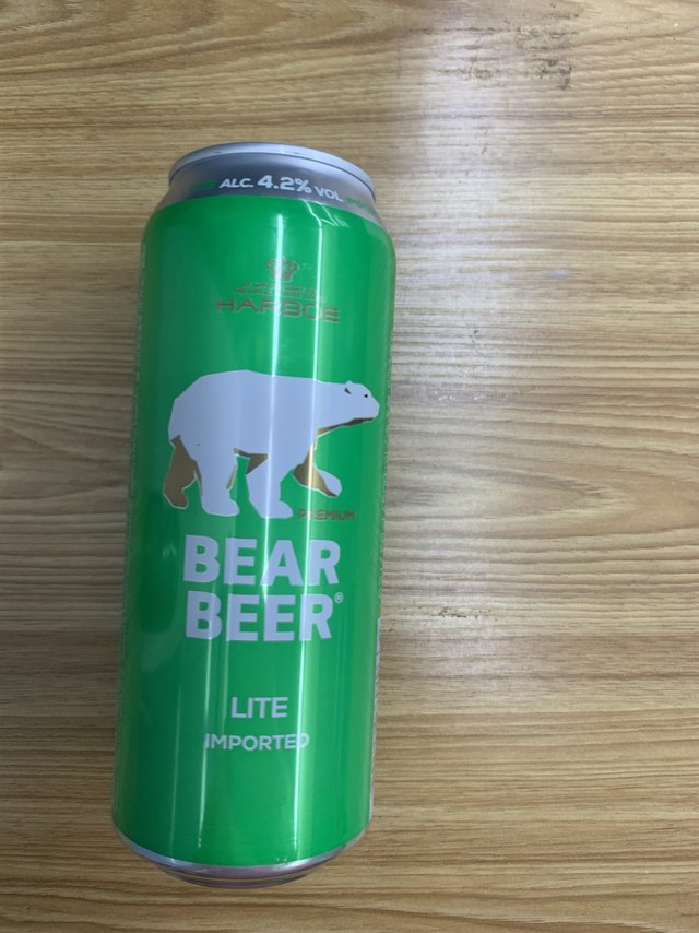 经典口感，豪铂熊清爽啤酒